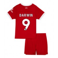 Camiseta Liverpool Darwin Nunez #9 Primera Equipación Replica 2023-24 para niños mangas cortas (+ Pantalones cortos)